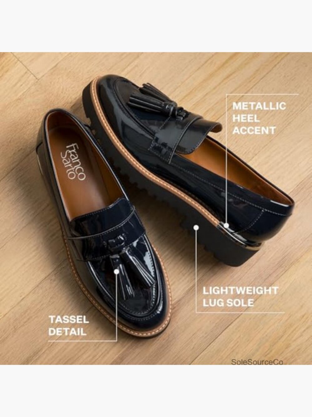 Franco Sarto Carolynn Lug Sole Loafer - Picture 6 of 7